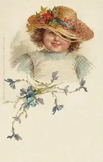Periwinkles: Girl in a straw hat