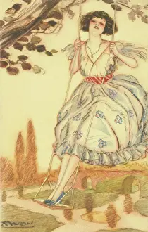 Mauzan: Girl on a swing