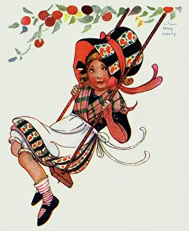 Govey: Girl on a swing