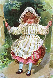 Happily: GIRL ON SWING C19