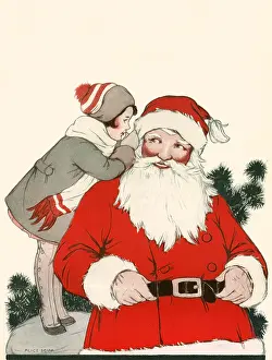 Seipp: Girl Talking to Santa