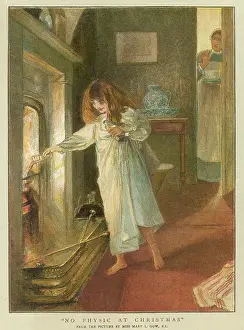 Misbehaviour: GIRL THROWS MEDICINE 19C