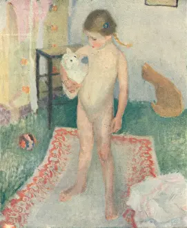 Daeye: Girl With Toy Cat