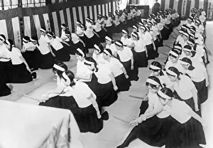 Prefecture: Girl training, ca. 1930s