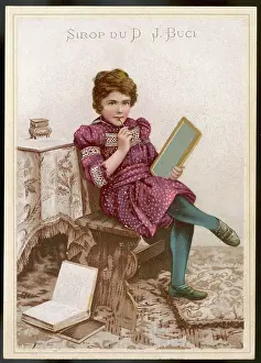 Homework: GIRL USING SLATE
