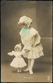 Dollie: GIRL WALKING WITH DOLL