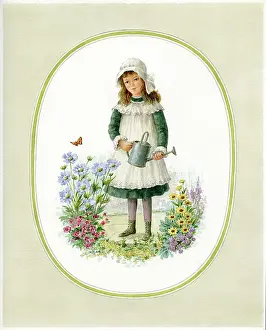 Cooke: Girl with a watering can