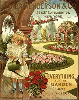 Potted: Girl Watering Plant