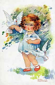 Agnes: Girl with white doves
