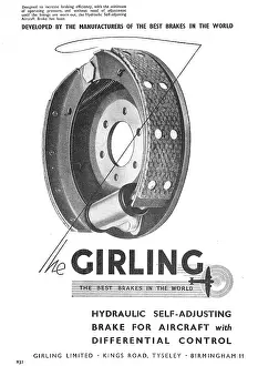 Girling: Girling Self-Adjusting Brakes For Aircraft