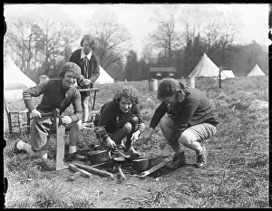 Boxhill: Girls Camping 1930s