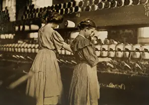 Three Quarter Length: Girls - child labor - occupations