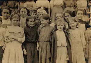 Three Quarter Length: Girls - child labor - occupations