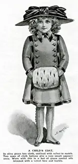 Buckle: GIRLS COAT & MUFF 1909