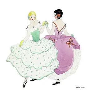 Doig: Two girls dancing