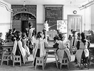 Taught: Girls education, 1908