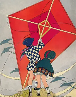 Barney: Girls fly a Kite
