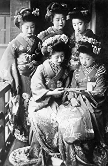 Hairdress: Girls in Japan, 1933