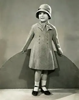 Waists: GIRLS OVERCOAT 1930S