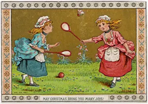 Battledore: Girls Play Battledore