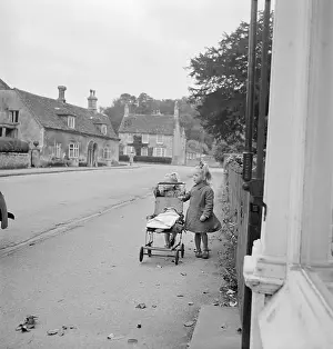 Vicarage: Girls With Pushchair