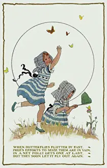 Sunbonnet: Girls in sunbonnets