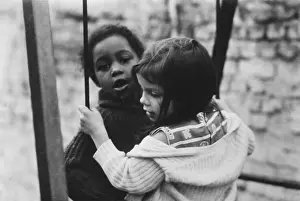 1963roger: Two girls on a swing