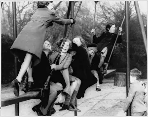 Swings: GIRLS ON A SWING