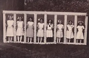 Scheibbs: Girls in withe dresses