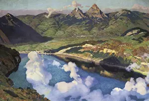 Idealism: GIRON, Charles (1850-1914). The cradle of the confederation