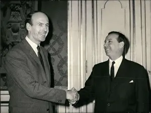 Debre: Giscard D'Estaing and Michel Debre, Paris