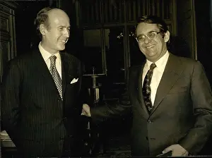 Peterson: Giscard d'Estaing and Peter Peterson in Paris
