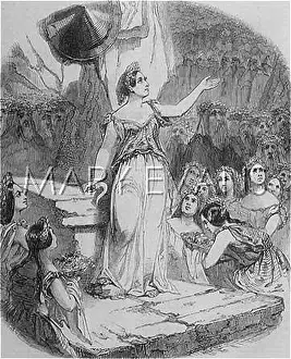 Grisi: Giulia Grisi performing in Bellini's opera, Norma
