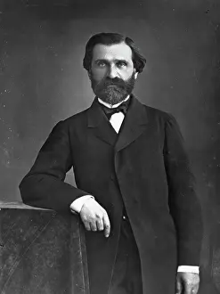 Perforation: Giuseppe Verdi, photograph by Nadar