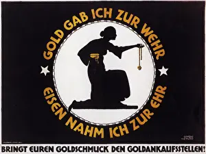 Wehr: Giving gold for the First World War