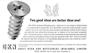 Screws: GKN Self Tapping Screws. N.P.K
