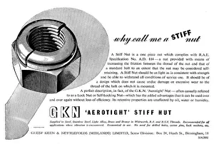 Fastener: GKN Spec A.D. 114 Aerotight Stiff Nuts