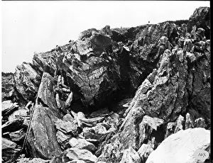 Glacial: Glacial rock, Halifax 1873