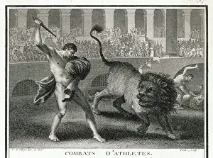 Gladius: Gladiators fighting lions, Ancient Rome