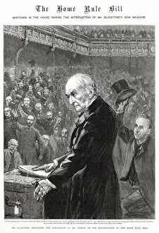 Introducing: Gladstone delivering Speech of the Second Home Rule Bill
