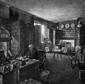 Ewart: GLADSTONE IN LIBRARY