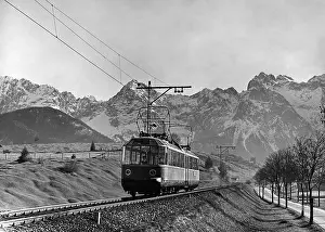 Garmisch: Glaeserner Zug (Glass Train), around the 1930s
