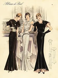 Special Edition: Glamorous evening dresses, 1935