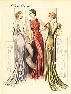 Special Edition: Glamorous evening dresses, 1935