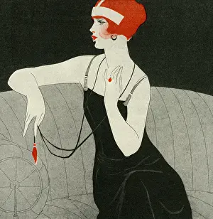 Shingled: Glamorous woman