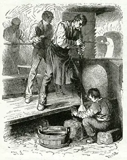 Glassblower: Glass blowing 1872