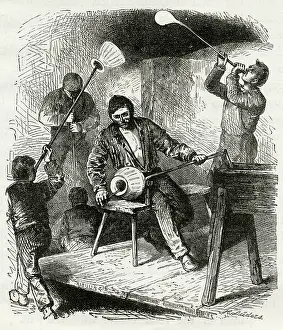 Chandeliers: Glass blowing 1872