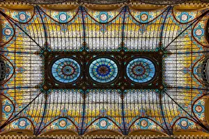 Tiffany: Glass ceiling, Gran Hotel Ciudad de Mexico, Mexico City