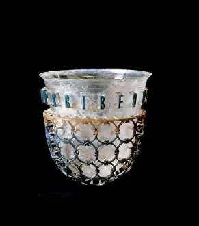Archaelogical: Glass cup, Civic Archaelogical Museum
