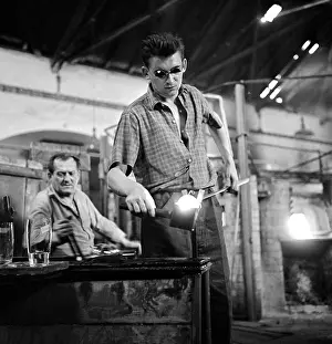 Ctk Photobank: Glass foundry - glass blowing